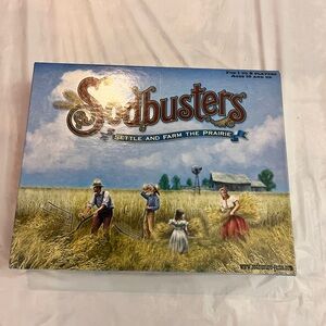 Sodbusters Board Game - Blue and Green